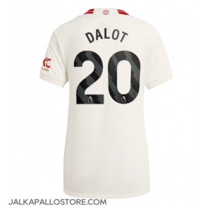 Manchester United Diogo Dalot #20 Kolmaspaita Naisten 2023-24 Lyhythihainen